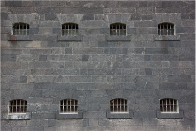 Picture Of Windows Of Prison Cells Of Melbourne Goal Australia