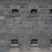 Picture Of Windows Of Prison Cells Of Melbourne Goal Australia
